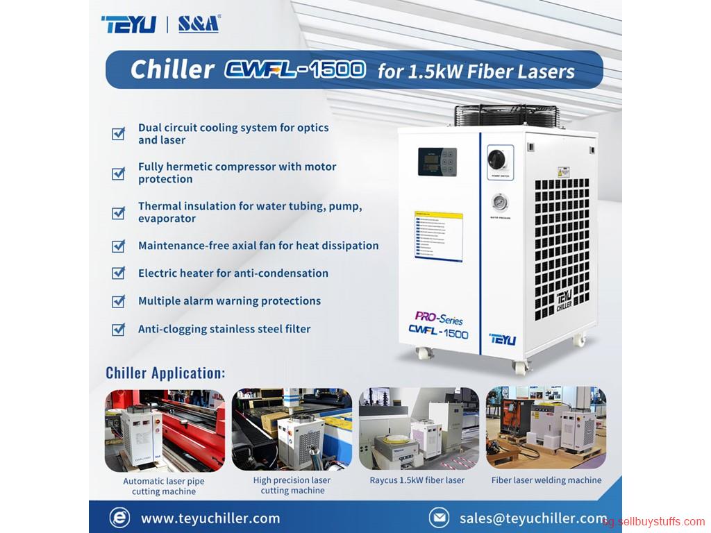 second hand/new: TEYU CWFL-1500 Laser Chiller for 1500W Fiber Laser Cutter Welder Engraver