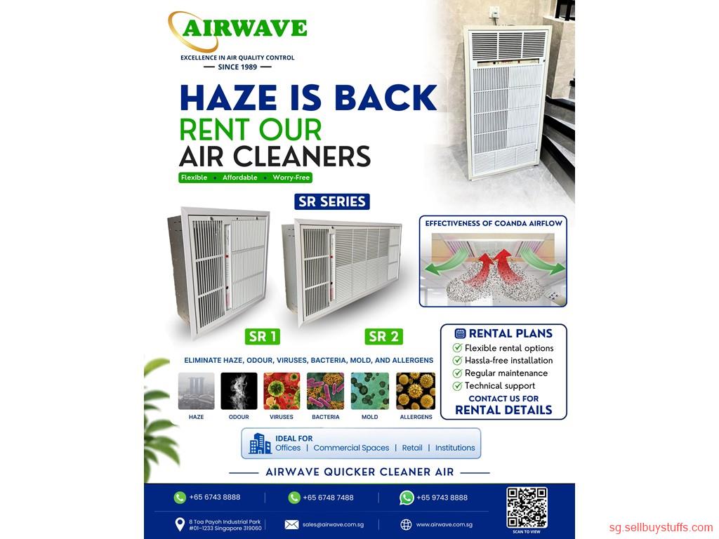 second hand/new: ELECTROSTATIC AIR CLEANERS FOR RENT | AIRWAVE SINGAPORE