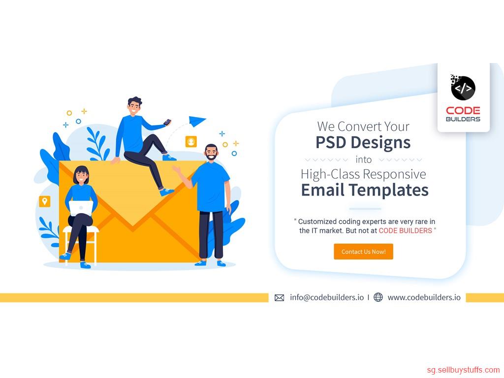 second hand/new: We Convert Your PSD Designs Into High-Class Responsive Email Templates