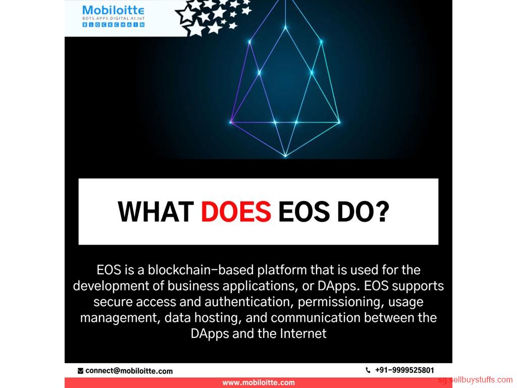 second hand/new: Transform Your Business with EOS Blockchain Development Solutions at Mobiloitte