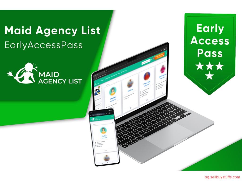 second hand/new: maid agency software