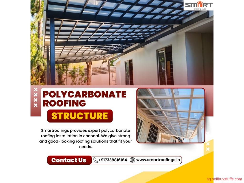 second hand/new: Polycarbonate Roofing Contractors in Chennai - Smart Roofs and Fabs