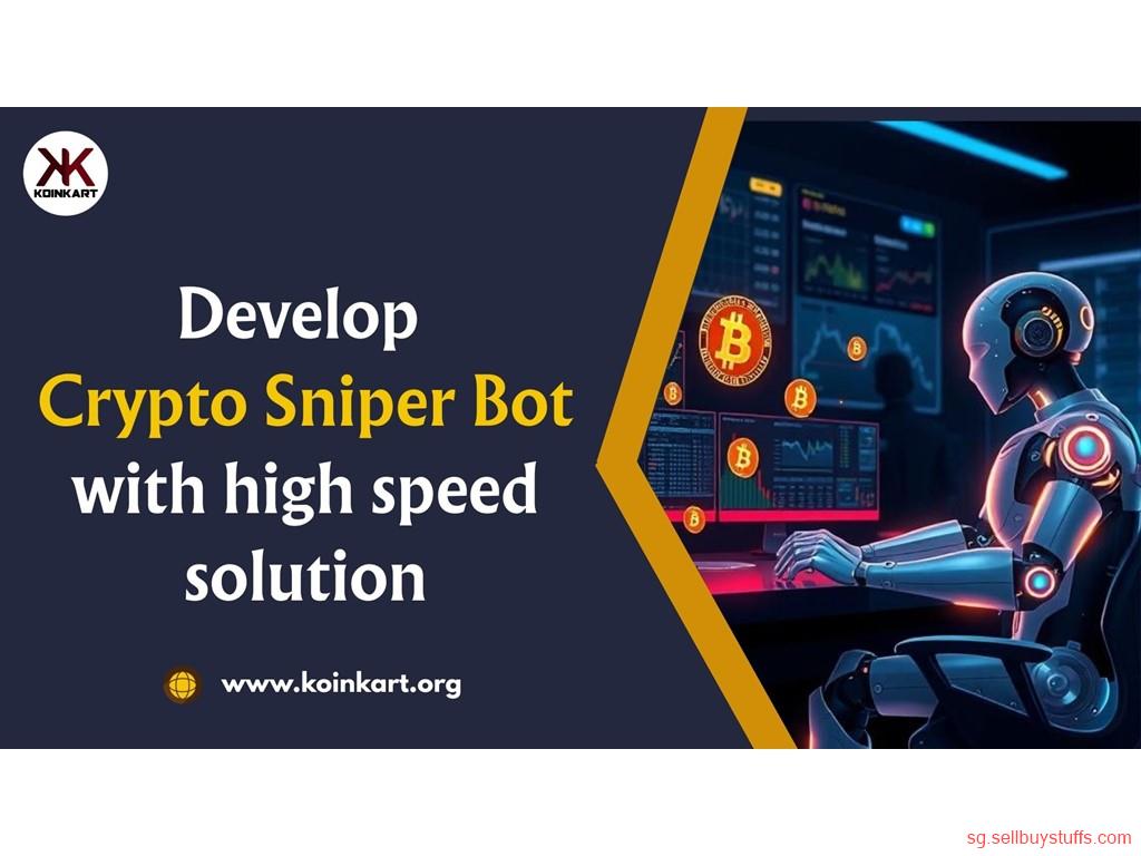 second hand/new: Koinkart Develop a Crypto Sniper Bot with high-speed solution