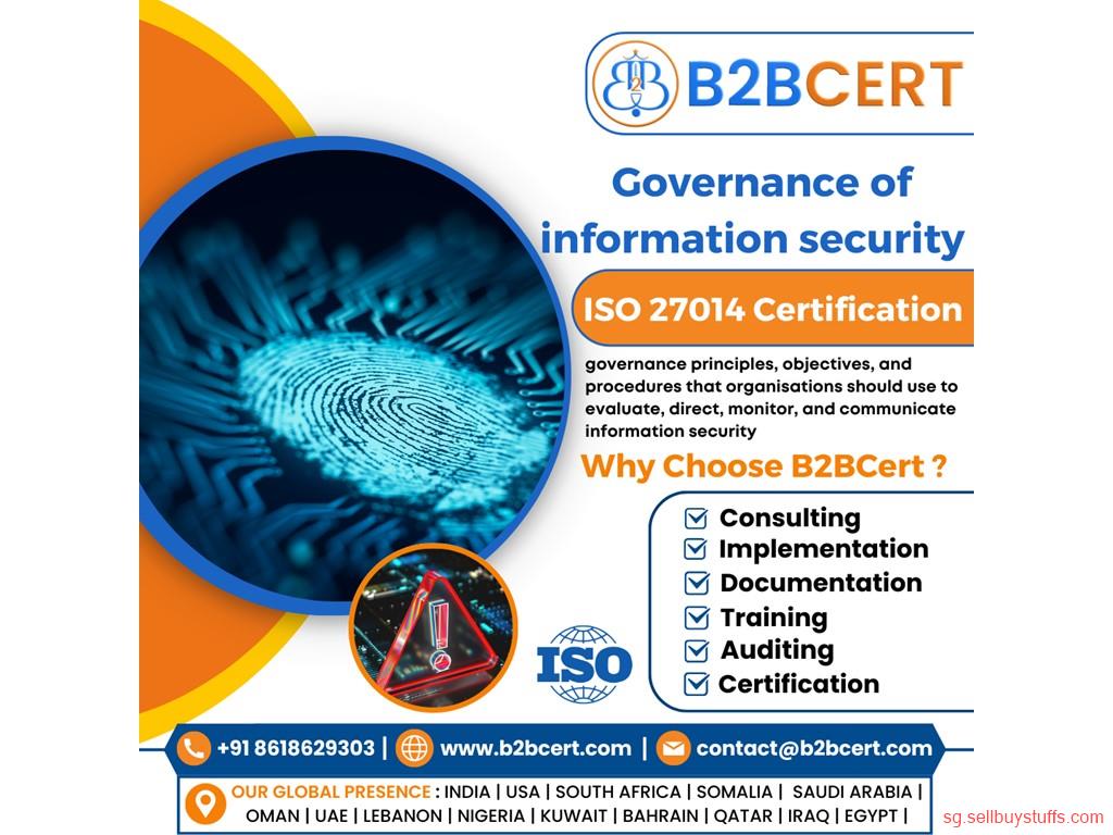 second hand/new: ISO 27014 Certification in Singapore