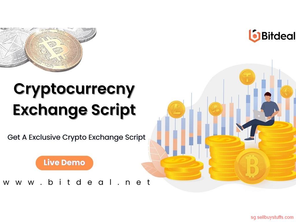 second hand/new: Cryptocurrency exchange Script With outstanding Features | Bitdeal 	
