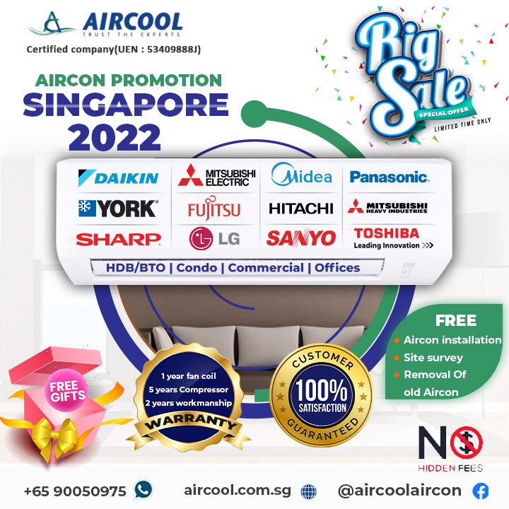 second hand/new: Aircon promotion Singapore 2022