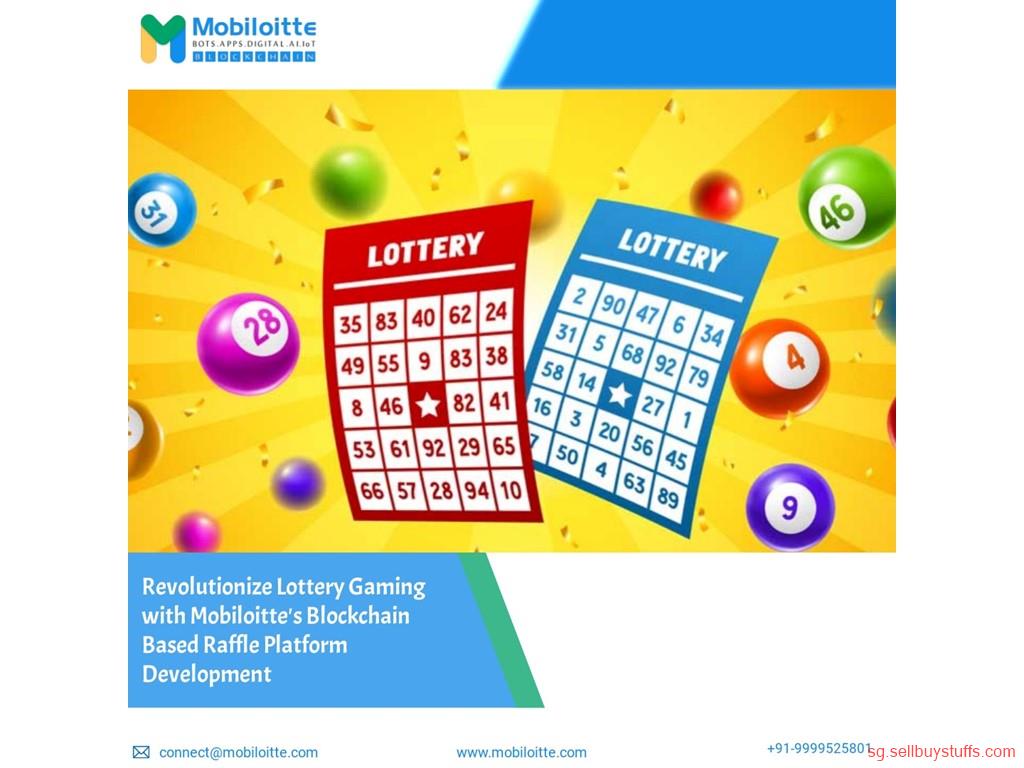 second hand/new: Revolutionize Lottery Gaming with Mobiloitte's Blockchain-Based Raffle Platform development