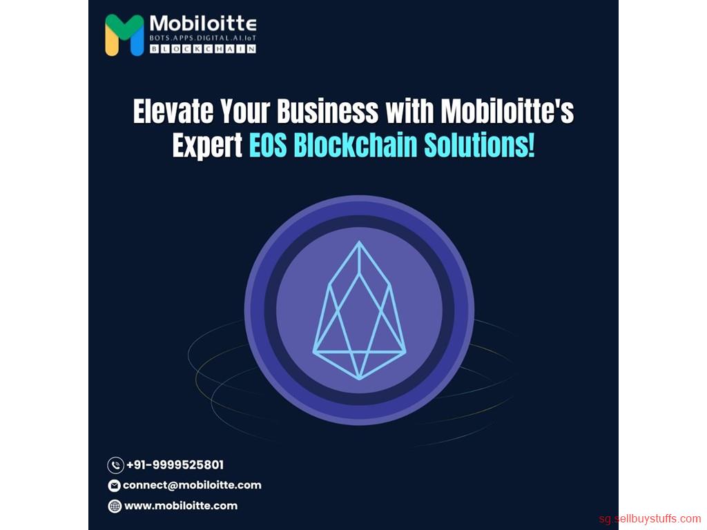 second hand/new: Elevate Your Business with Mobiloitte's Expert EOS Blockchain Solutions!
