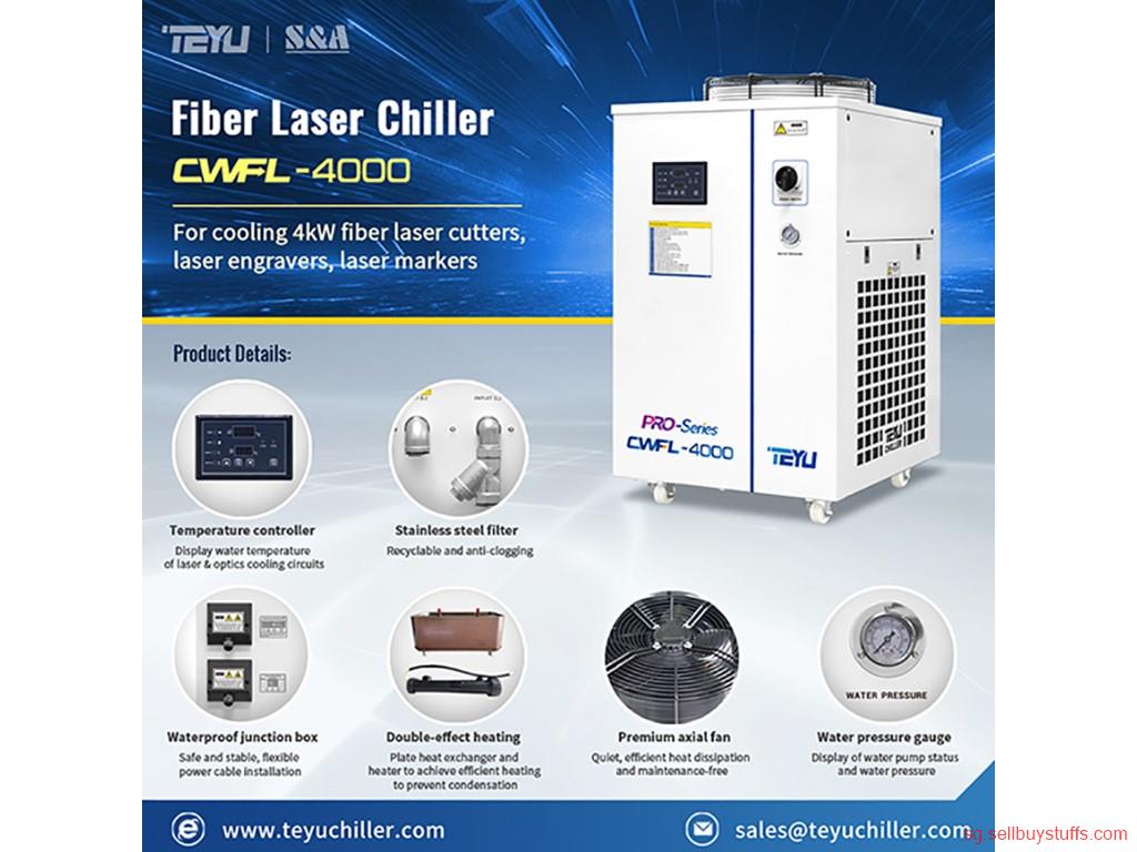 second hand/new: TEYU CWFL-4000 Industrial Laser Chiller for 4000W Fiber Laser Cutter Engraver Marker