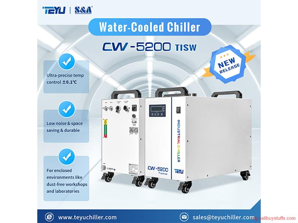 second hand/new: TEYU Water Cooled Chiller CW-5200TISW 0.1K Precision