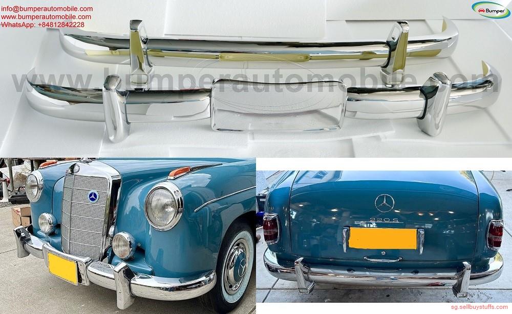 second hand/new: Mercedes Ponton coupé bumper  6cylinder W180 W128 (1954-1957)