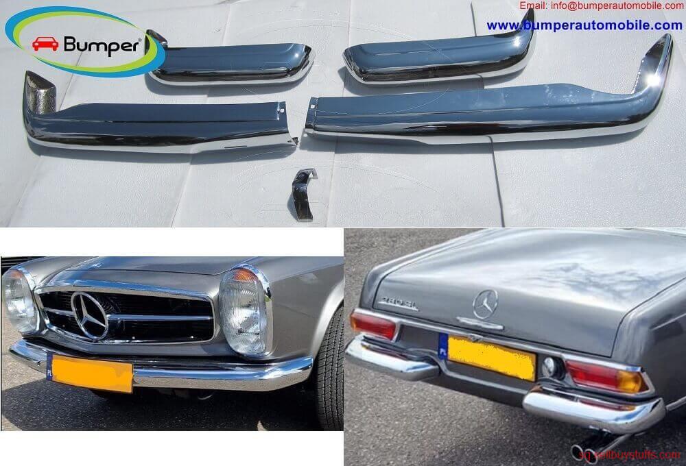 second hand/new: Mercedes Pagode W113 bumpers new 1963 -1971 models 230SL 250SL 280SL 