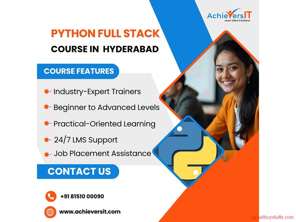 second hand/new: Master Python Full Stack Development with AchieversIT: Top-Rated Training Institute in Hyderabad
