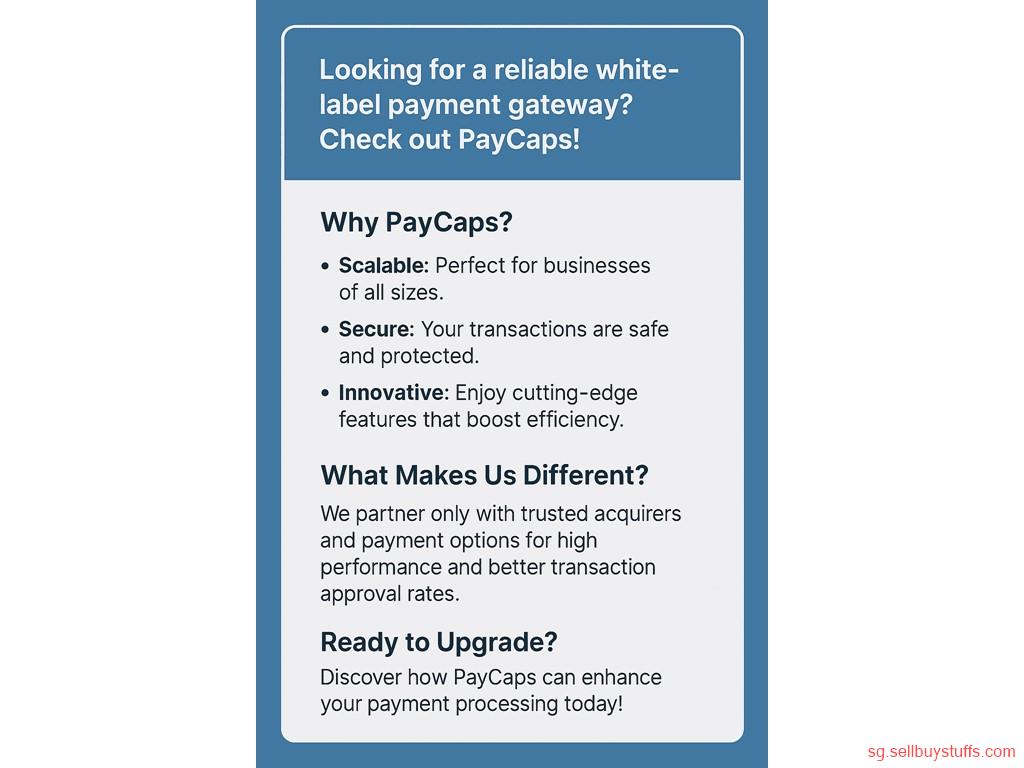 second hand/new: Best White Label Payment Gateway Provider 