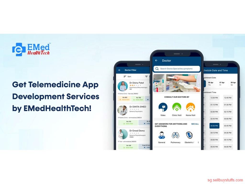 second hand/new: Get Telemedicine App Development Services by EMedHealthTech!