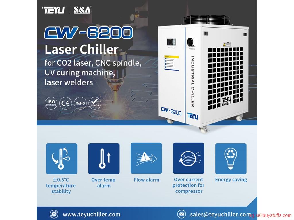 second hand/new: TEYU Water Chiller CW-6200 with 5100W Cooling Capacity
