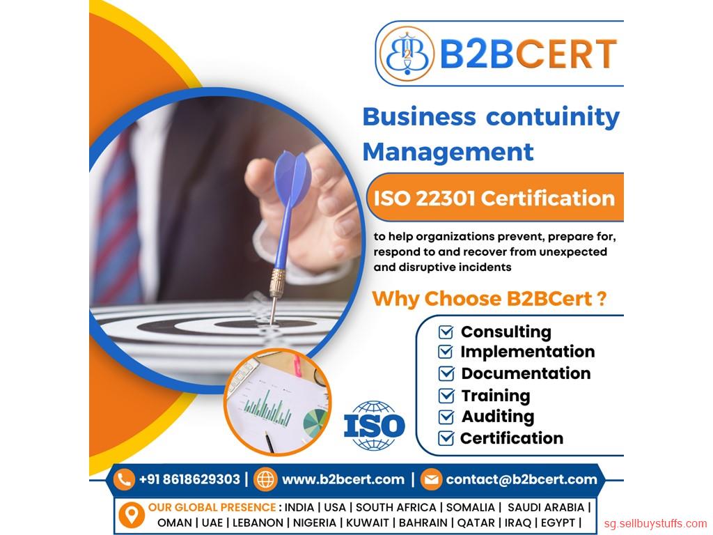 second hand/new: ISO 22301 Certification in Singapore