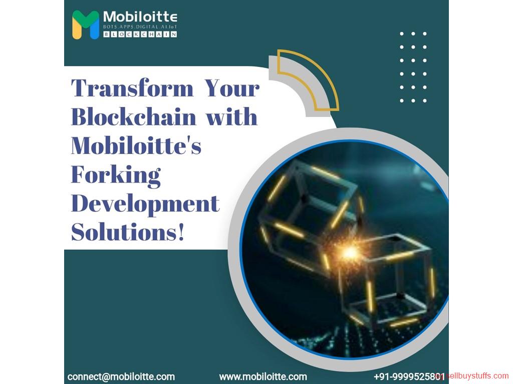 second hand/new: Transform Your Blockchain with Mobiloitte's Fork Development Solutions!
