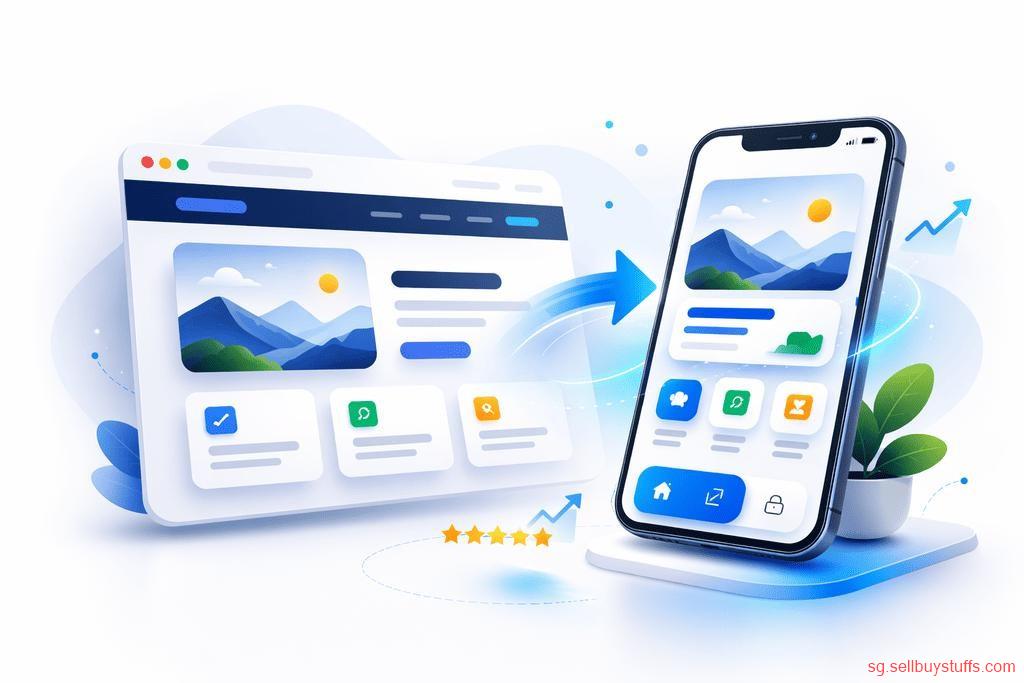 second hand/new: Build App from Website Singapore