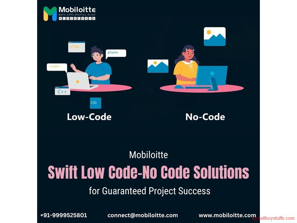 second hand/new: Mobiloitte: Swift Low Code-No Code Solutions for Guaranteed Project Success