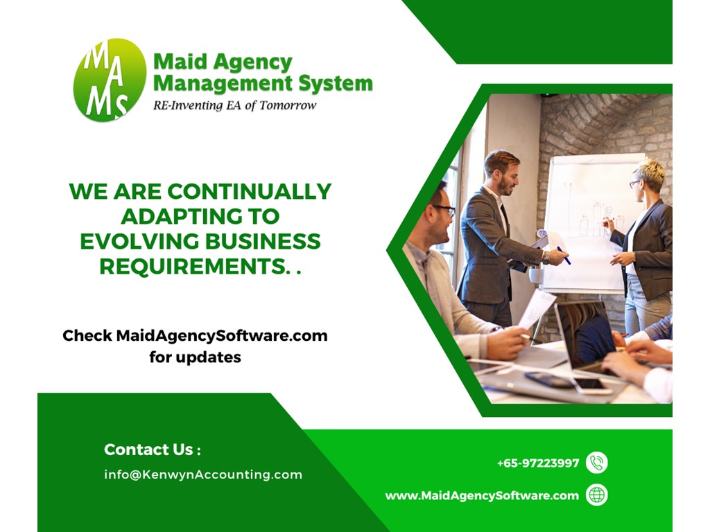 second hand/new: Maid agency management software