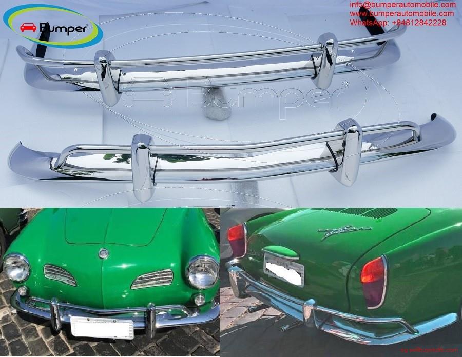second hand/new: Volkswagen Karmann Ghia US type bumper (1967 - 1969) by stainless steel