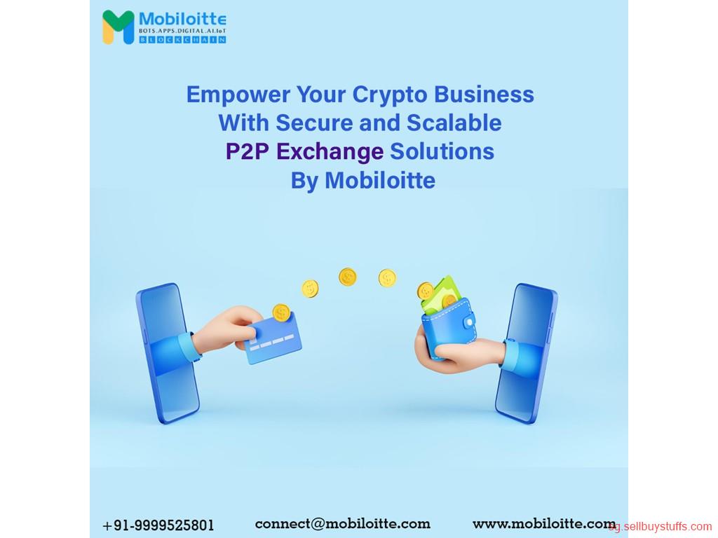 second hand/new: Empower Your Crypto Business with Secure and Scalable P2P Exchange Solutions by Mobiloitte