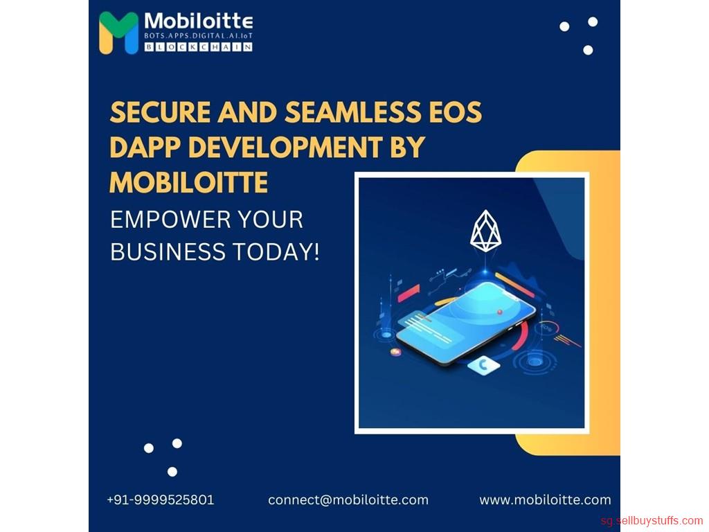 second hand/new: Secure and Seamless EOS dApp Development by Mobiloitte: Empower Your Business Today!
