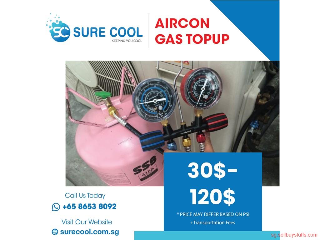second hand/new: aircon gas topup