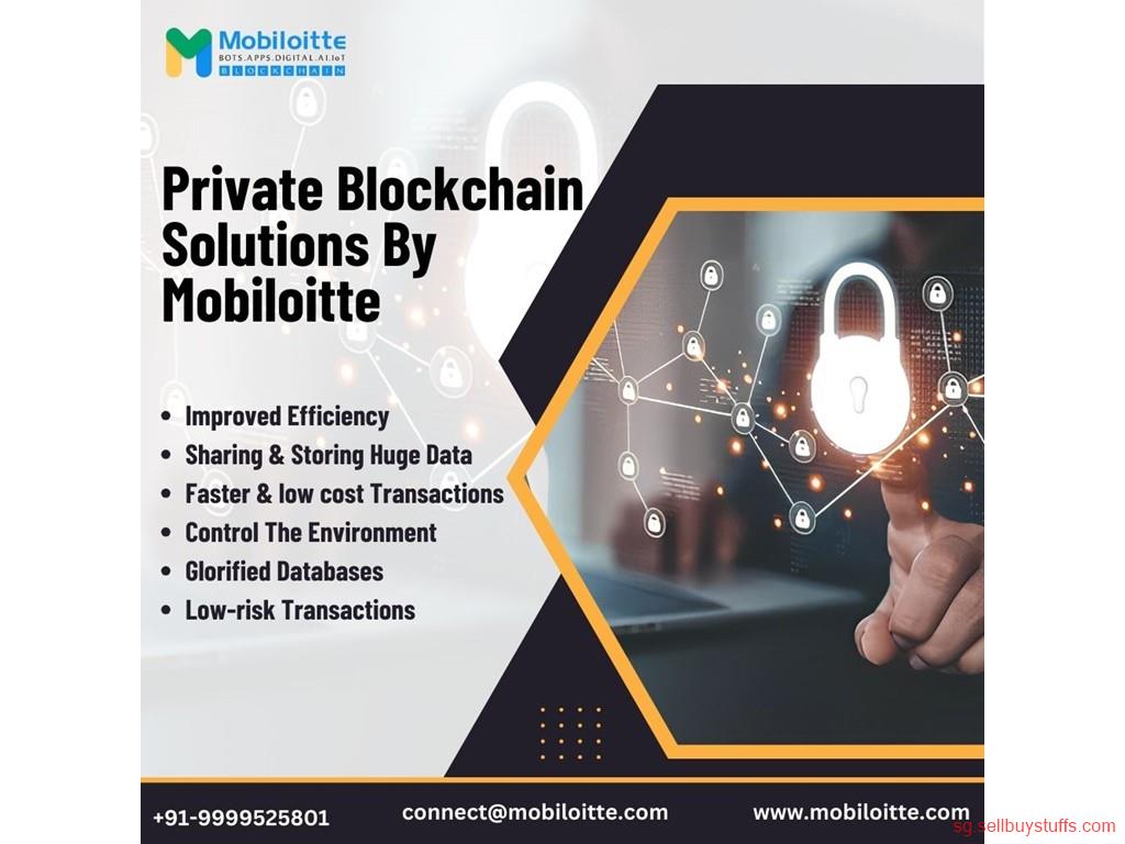 second hand/new: Private Blockchain Solutions By Mobiloitte