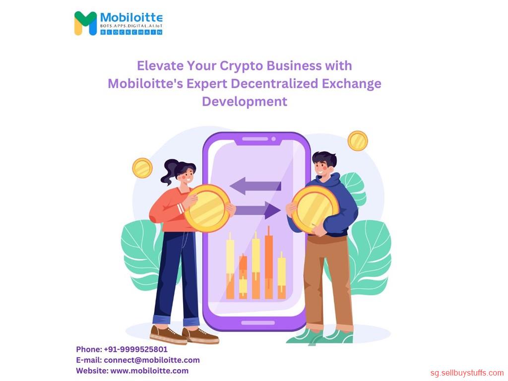 second hand/new: Elevate Your Crypto Business with Mobiloitte's Expert Decentralized Exchange Development