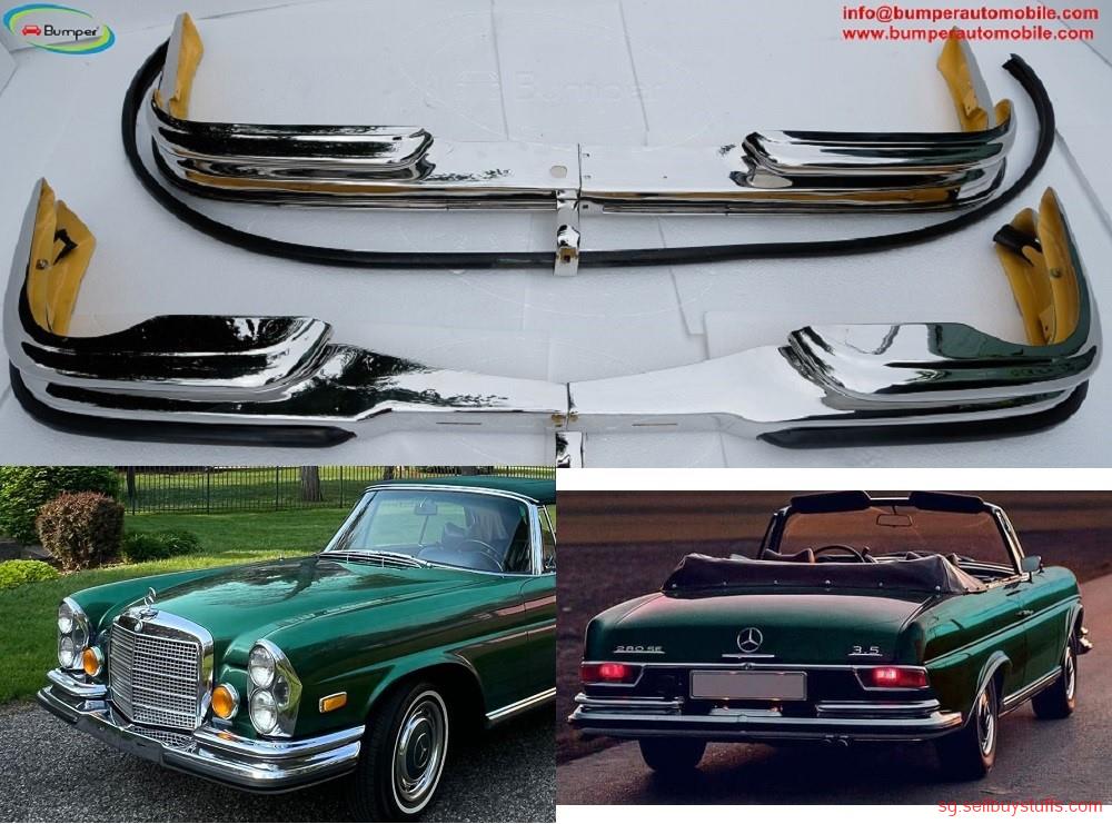 second hand/new: Mercedes W111 W112 low grille models 280SE 3,5L V8 Coupe/Convertible bumpers (1969-1971)