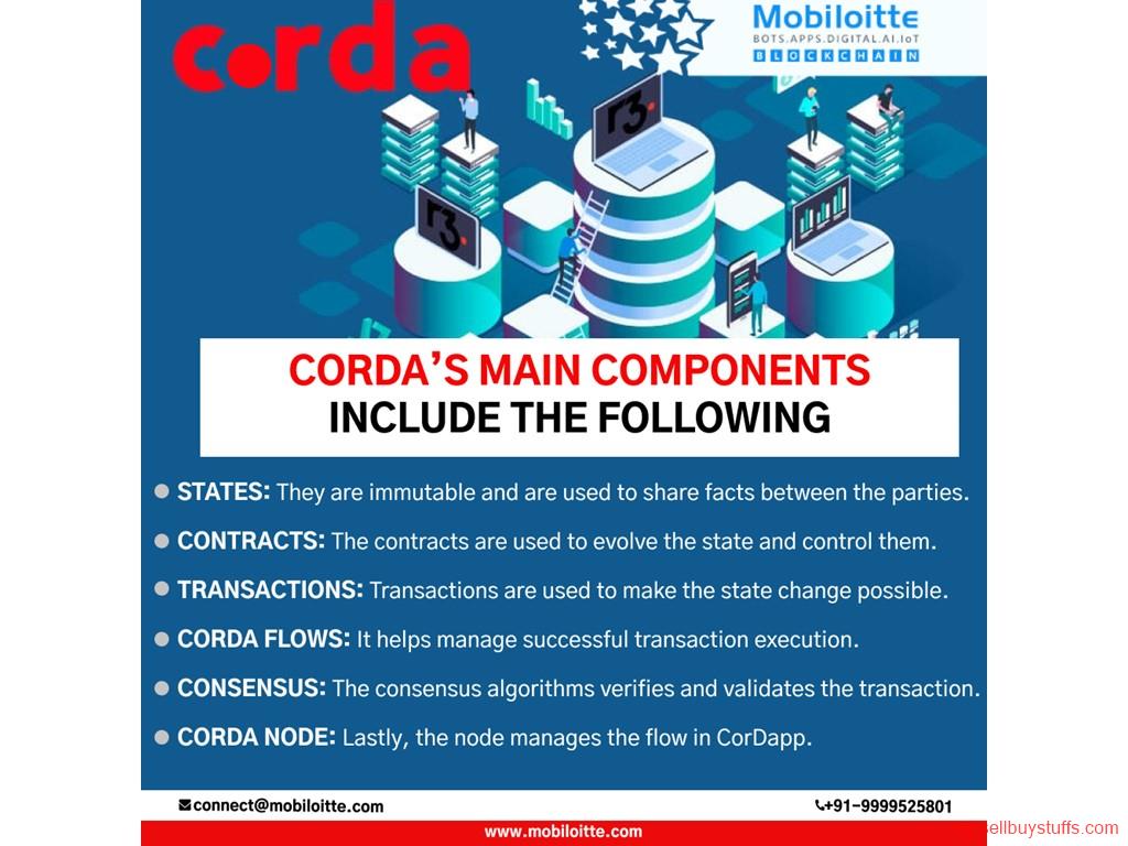 second hand/new: Corda Blockchain Development Services - Hire Mobiloitte for Custom Solutions